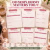 motherhood planner printable with monthly planning, weekly planning, daily planning, meal planning and mood tracking